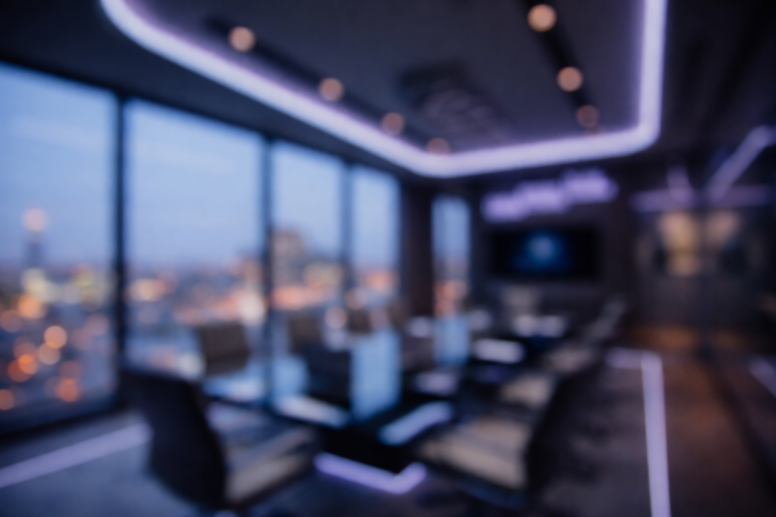 Professional modern office meeting room